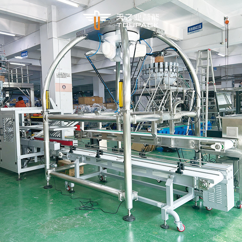 Combiweigh Multihead Weigher 500g 1kg 5kg Multihead Weigher Packing Machine Green Pepper Orange Packaging Machines For Cartons