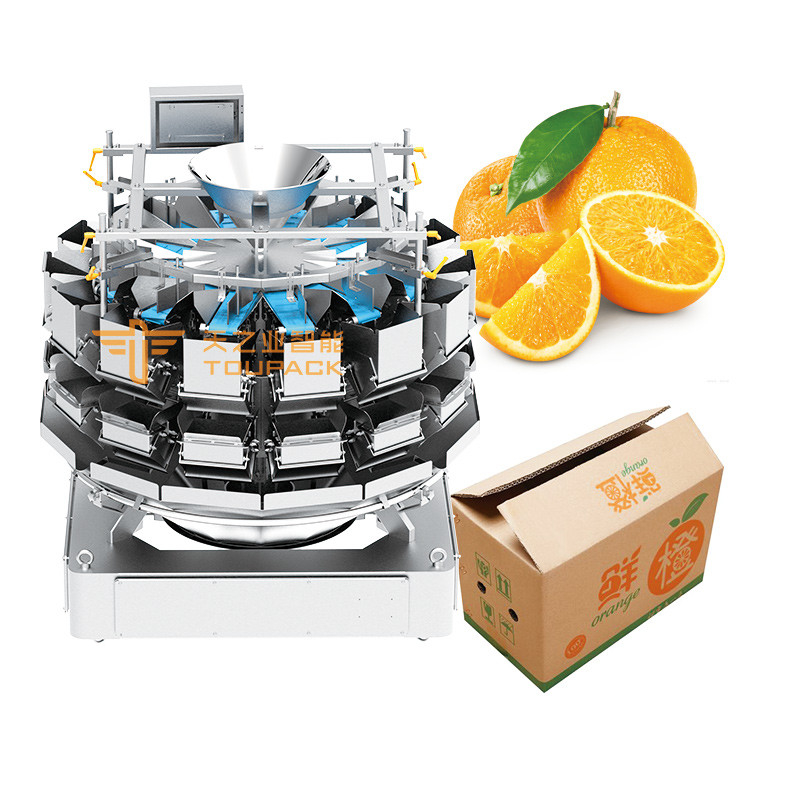 Automatic Fruit Filling Machine Cherry Blueberry Strawberry Orange Green Pepper Tray Box Filling Packaging Machine