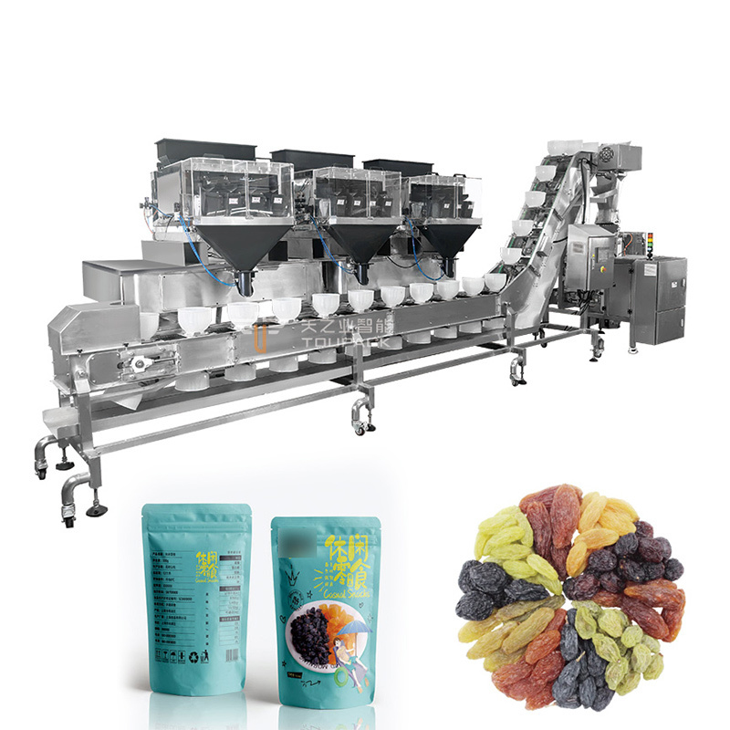 1kg Parrot Food Pet Food VFFS Nuts Granule Freeze Dried Fruit Packaging Machine For Dried Fruits