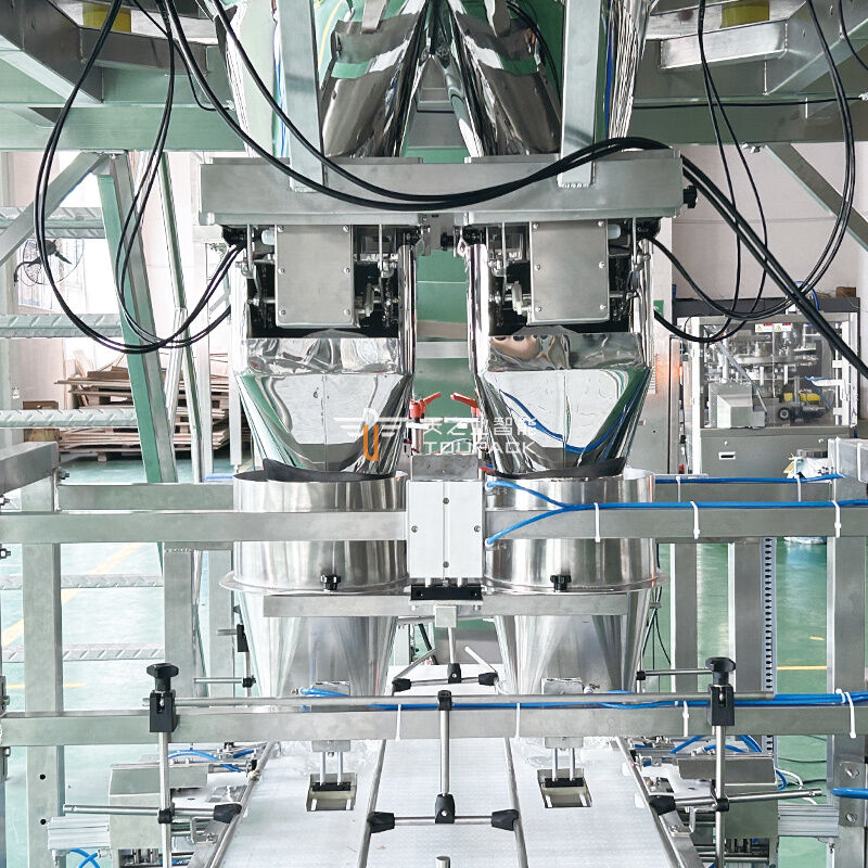 خط تعبئة صدفي الفاكهة آلة وزن وتعبئة الفاكهة الأوتوماتيكية نظام تعبئة الفاكهة في صندوق PET