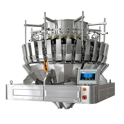 M / P 0.5L / 0.8L مزج آلة وزن متعددة الرؤوس 32 رأس للزبيب الكيوي المجفف الفراولة المجففة