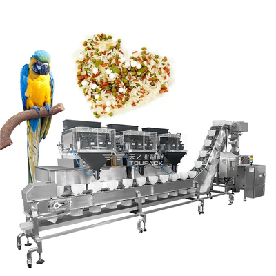1kg Parrot Food Pet Food VFFS Nuts Granule Freeze Dried Fruit Packaging Machine For Dried Fruits