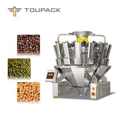 1.6L 2.5L آلة تعبئة وزن متعددة الرؤوس لحبوب القهوة